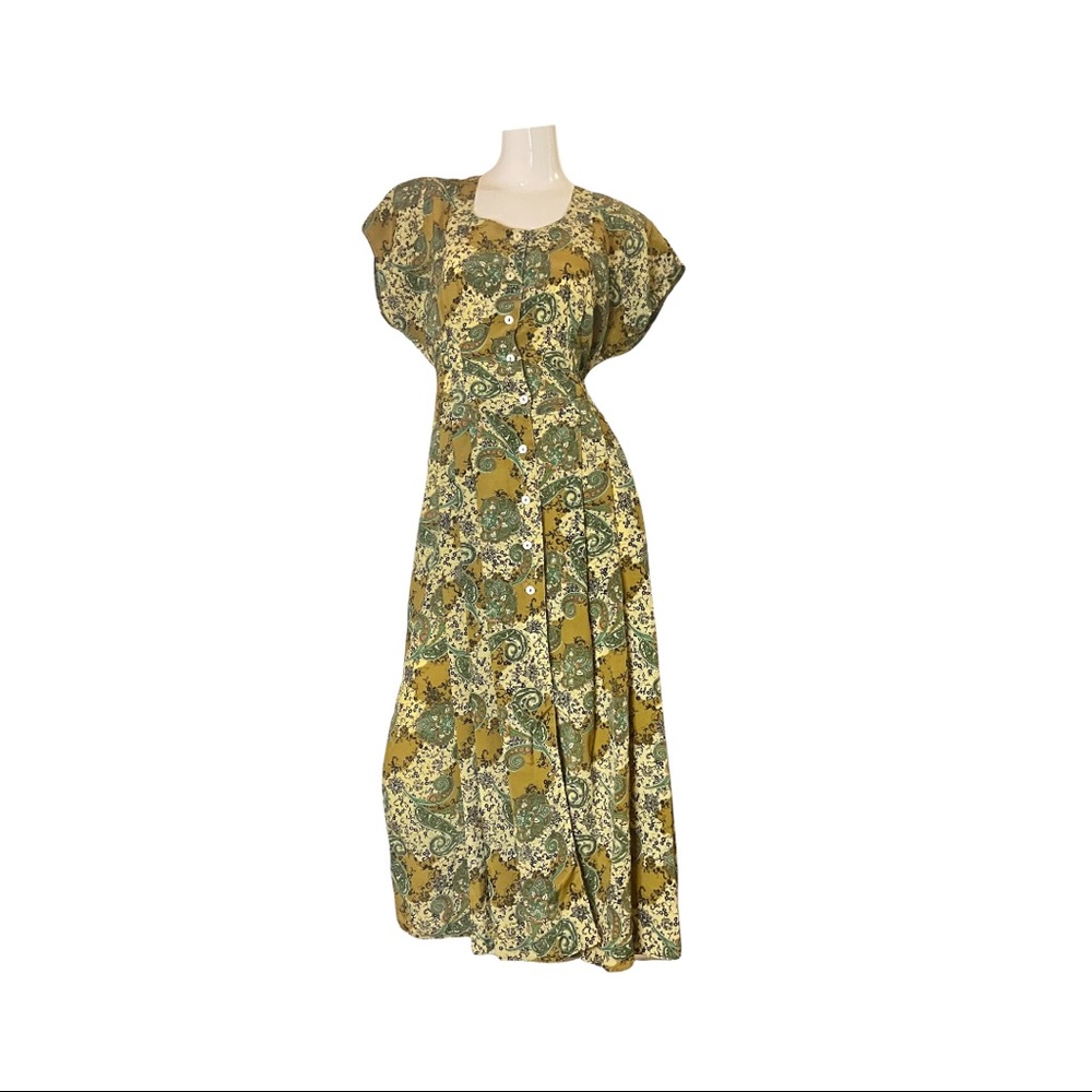 Vintage Paisley Dress